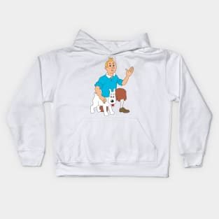 Tintin and milo Kids Hoodie